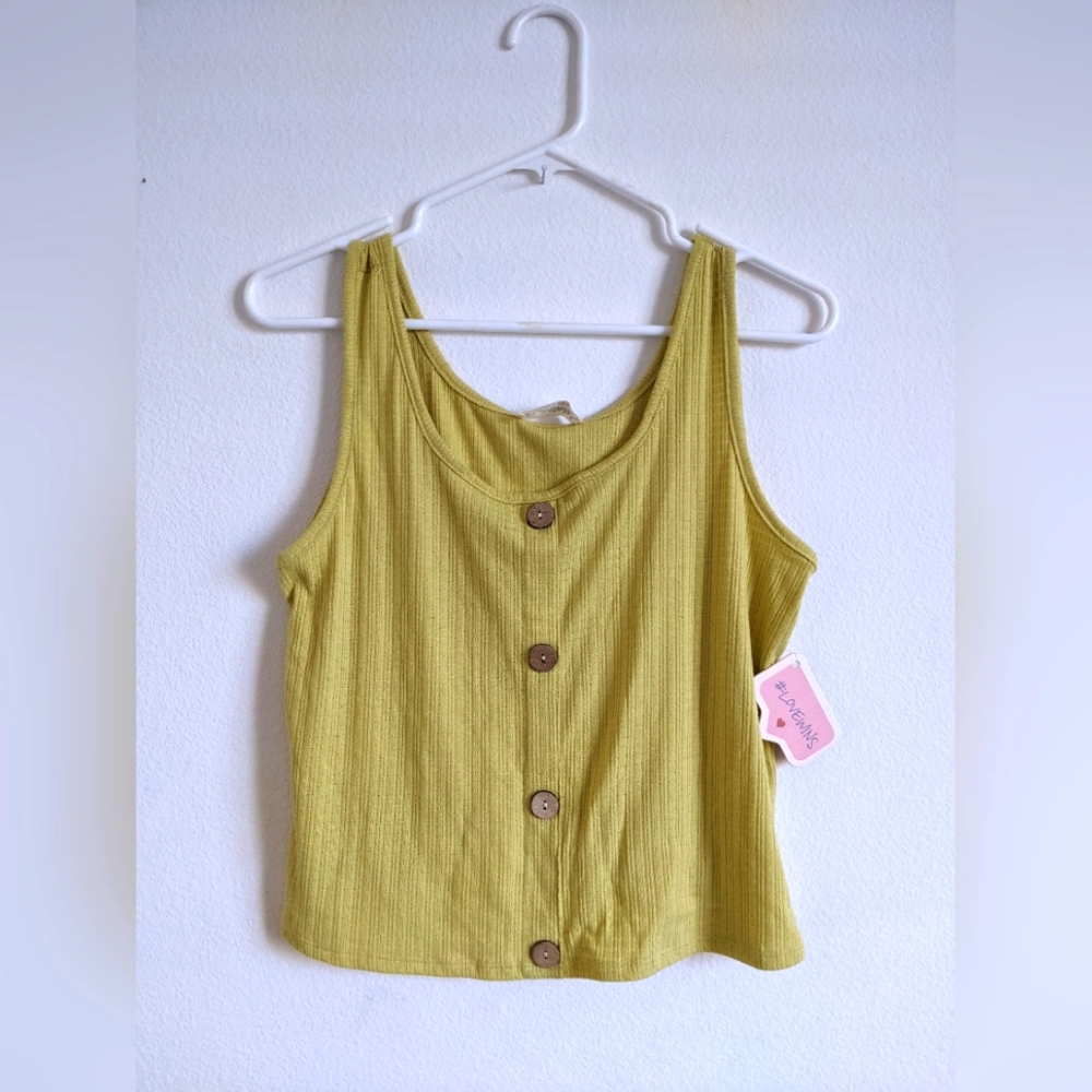 NWT Women's extra large yellow tank top